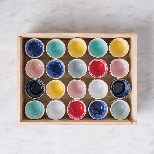 Cești 40 buc. pentru espresso din gresie ceramică 100 ml Grespresso – Costa Nova-image-1