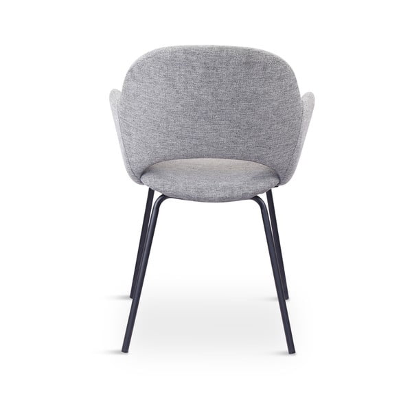 Set de scaune de sufragerie gri deschis 2 buc. tapițat Rowley – Unique Furniture-image-3