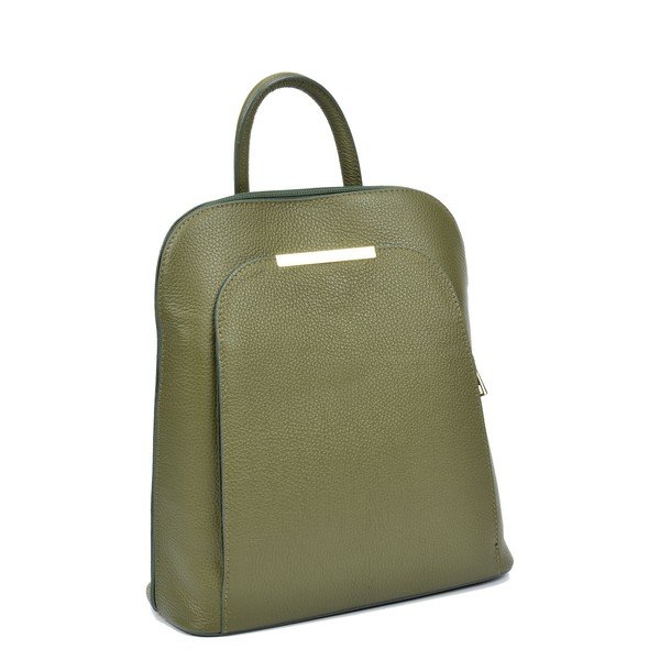 Rucsac din piele Renata Corsi Sofia, verde-image-3