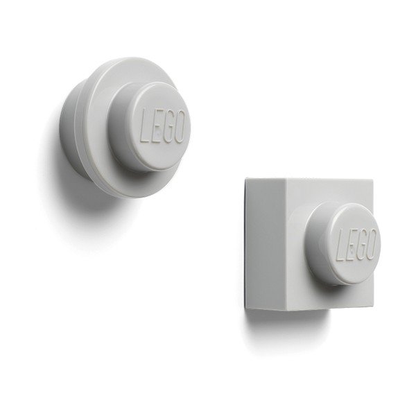 Set 2 magneți LEGO®, gri