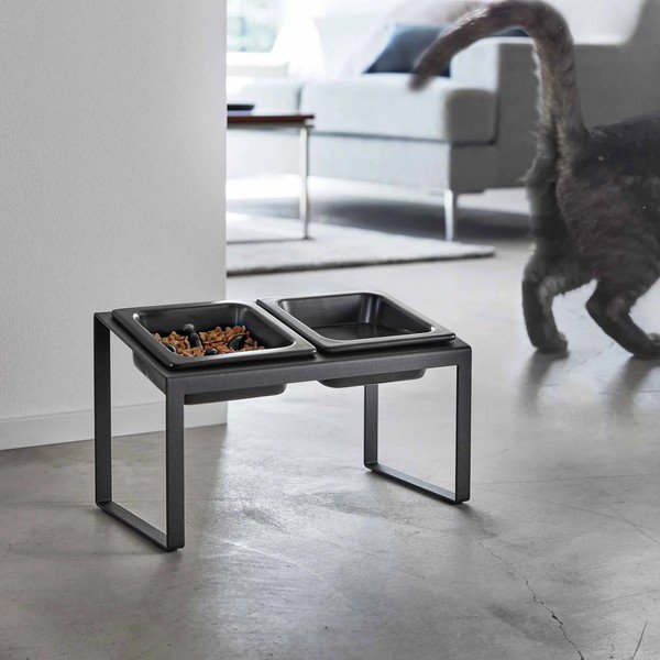 Set boluri cu suport pentru animale de companie din ceramică Nooks – YAMAZAKI-image-1