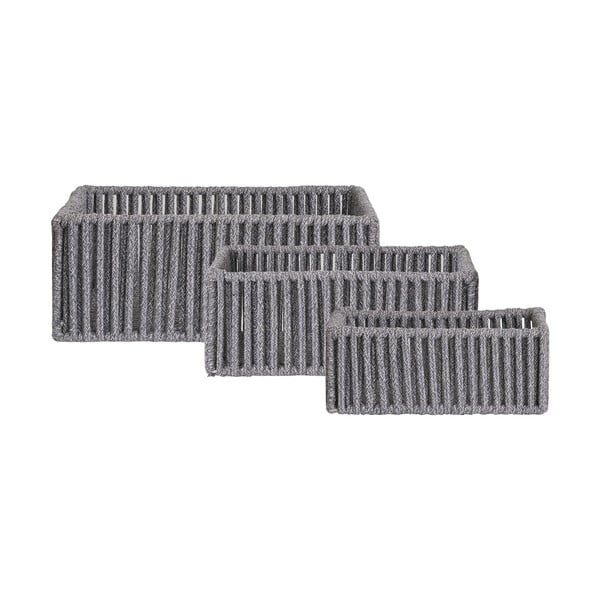 Coșuri de depozitare 3 buc. din material textil 36x26x14 cm Arese – House Nordic