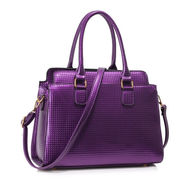Geantă  L&S Bags Rocher, violet