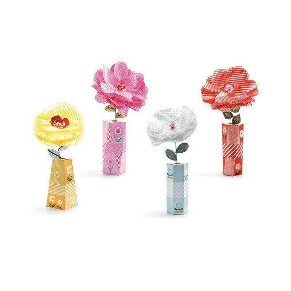 Set DIY pentru 4 flori de design Djeco-image-1