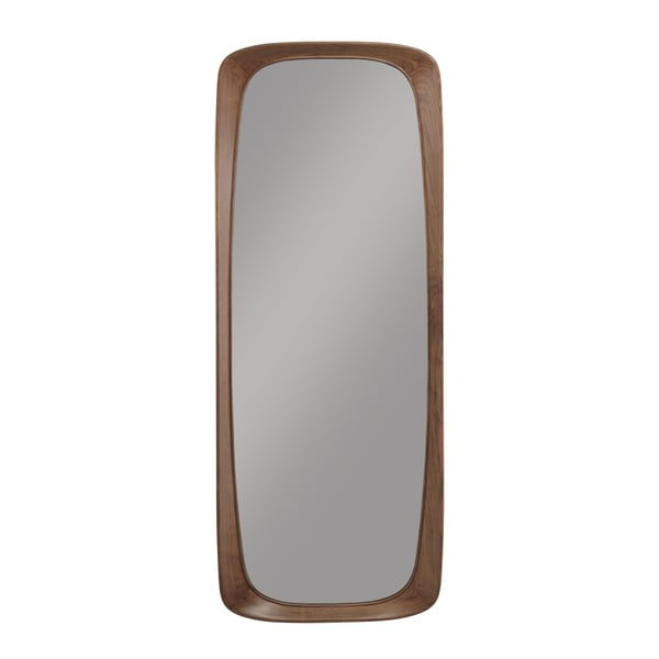 Oglindă cu ramă din lemn de nuc Wewood - Portuguese Joinery Sixty's, 180 cm L