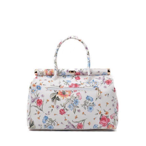 Geantă din piele cu model floral Renata Corsi-image-1