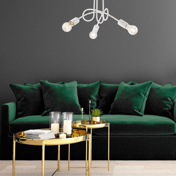 Plafonieră albă fără abajur 36x36 cm Camilla – LAMKUR-image-3