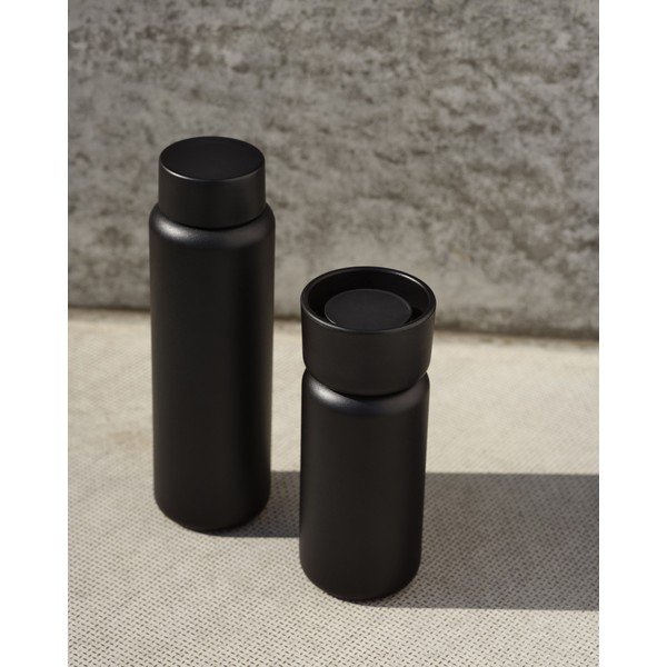 Cană termos neagră din oțel inoxidabil 650 ml Singles – Zone-image-1