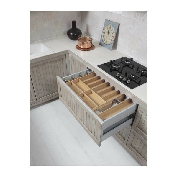 Organizator de tacâmuri alb 33 x 47 cm Wood Line – Elletipi-image-1