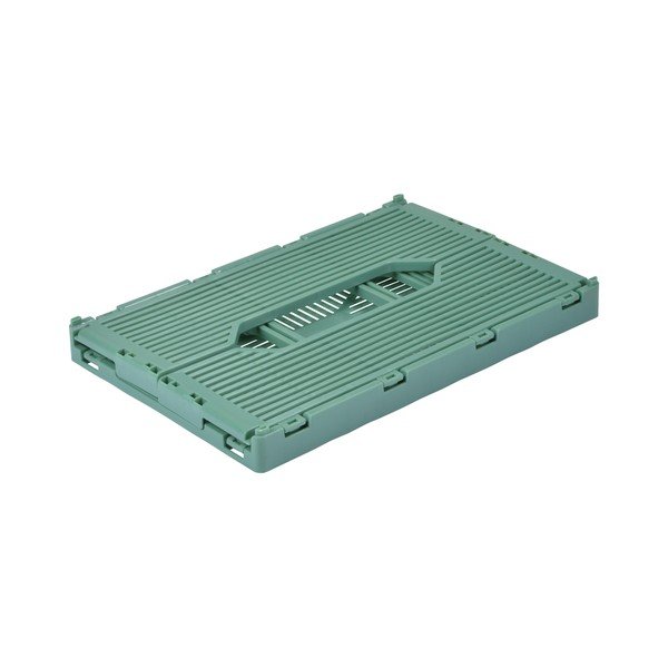 Cutie de depozitare verde-deschis din plastic 40x30x17 cm – Homéa-image-4