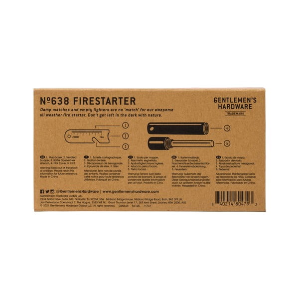 Cremene pentru aprindere foc - Gentlemen's Hardware-image-2