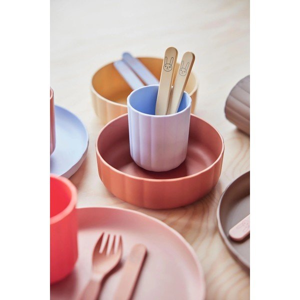 Set de veselă pentru copii 3 buc. din plastic Pullo – OYOY Mini-image-2
