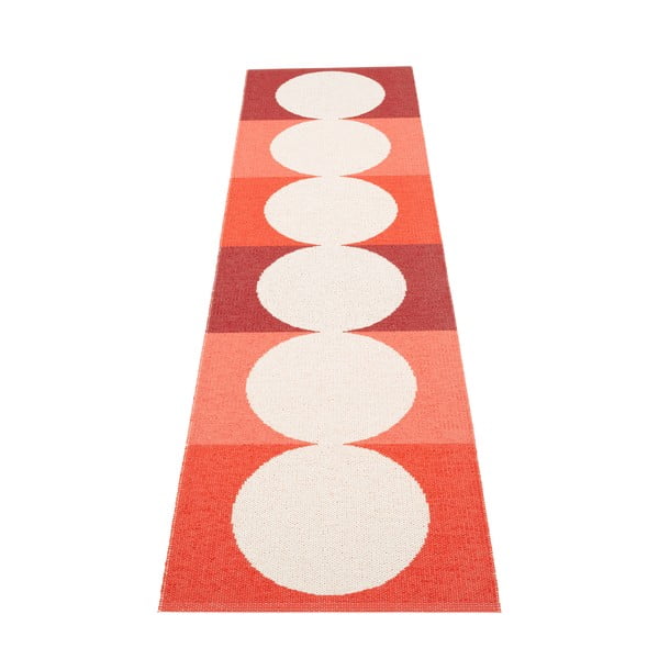 Covor tip traversă pentru interior și exterior roșu/crem 70x280 cm Otto Berry – Pappelina-image-2