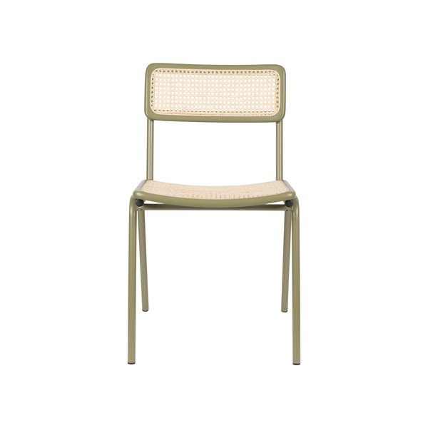 Set 2 scaune dining din ratan verde Jort - Zuiver-image-3