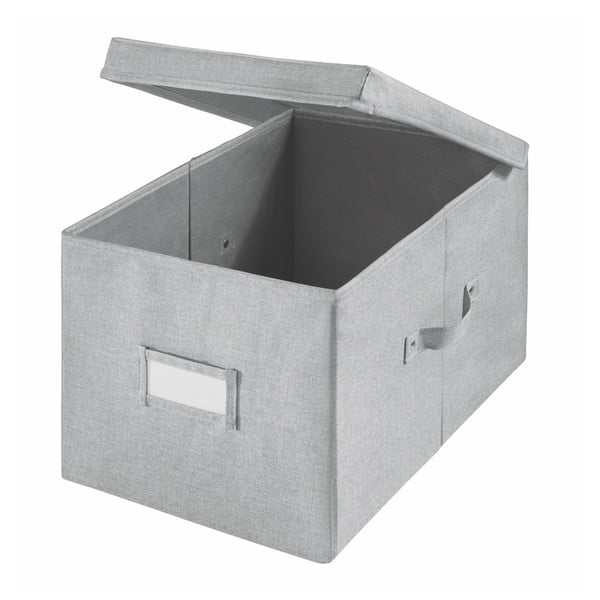 Cutie pentru depozitare iDesign Codi, 39 x 28 cm, gri