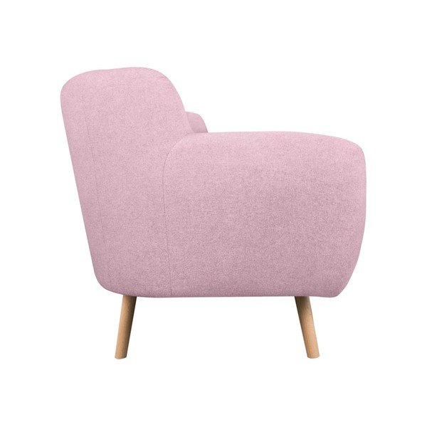 Canapea cu 3 locuri Kooko Home Pop, roz -image-1