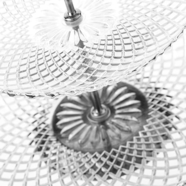 Platou etajat din sticlă Harlequin – Casa Selección-image-1