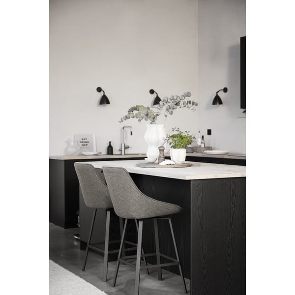 Scaune de bar bej 2 buc. (înălțime șezut 65 cm) Alison – Rowico-image-1