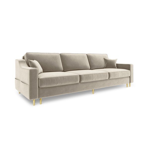 Canapea extensibilă cu 3 locuri Mazzini Sofas Marigold, bej-image-3