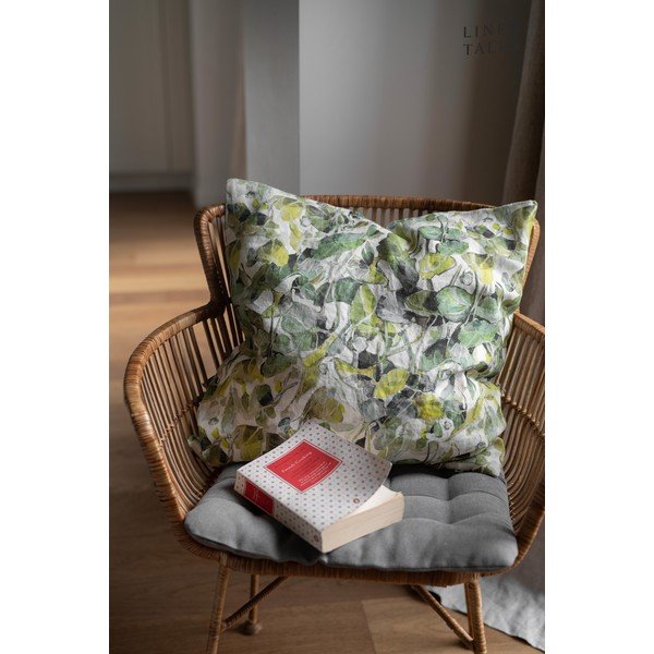 Față de pernă din in 40x40 cm Lotus – Linen Tales-image-3