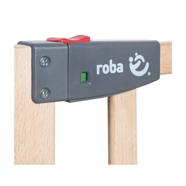 Poartă de siguranță în culoare naturală din lemn masiv de fag – Roba-image-3