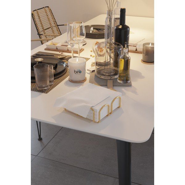 Suport de șervețele Homefesto Kare, auriu-image-1