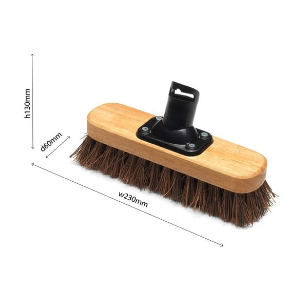 Cap pentru mătură cu fire din nailon Addis Varnished, 23 cm-image-1