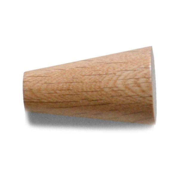 Set 2 cârlige din lemn de stejar Wireworks Mezza-image-2