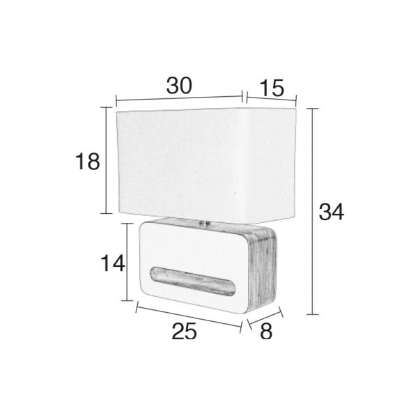 Veioză Zuiver Wood, negru-image-4