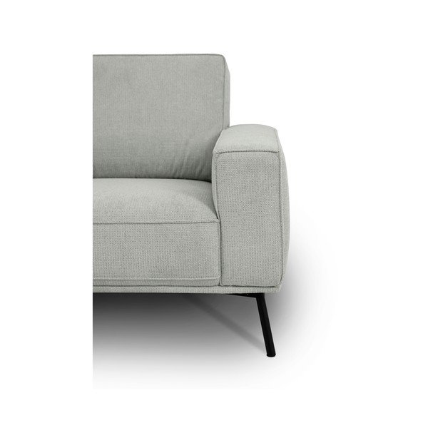 Colțar gri deschis cu tapițerie din chenille (cu colț pe partea stângă/în formă de ”L”) Amsterdam – Scandic-image-4