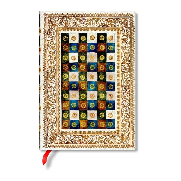Caiet cu copertă tare Paperblanks Aureo, 13 x 18 cm