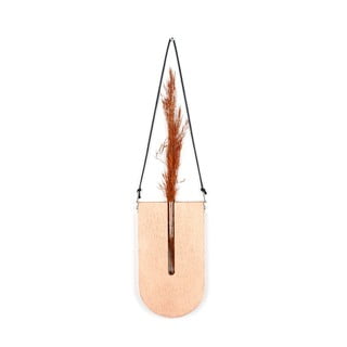 Vază de perete din lemn de culoare deschisă Kate Louise Light Flowerpot V.