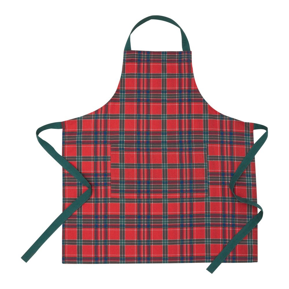 Sort din bumbac cu model de Craciun Christmas Tartan Check – Catherine Lansfield