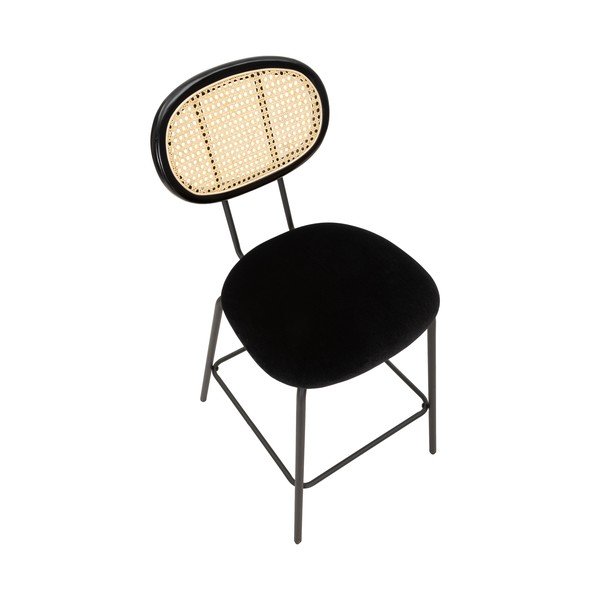 Scaun de bar Mauro Ferretti Osaka, negru-image-4