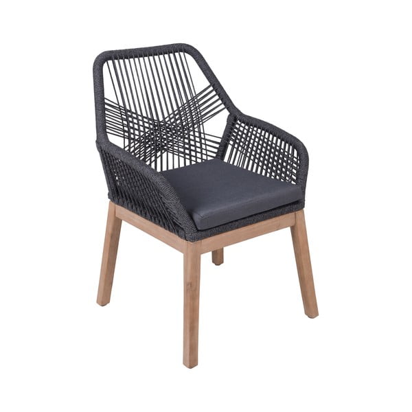 Scaun de grădină gri din lemn masiv Pomona – Garden Pleasure