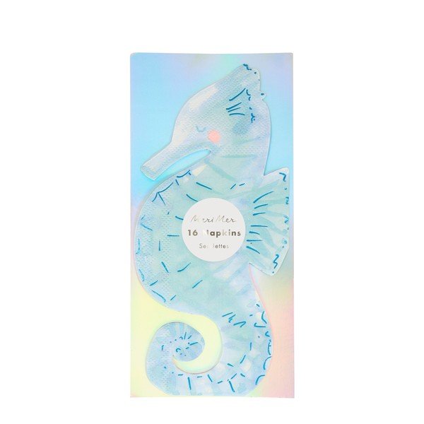Șervețele 16 buc. din hârtie Seahorse – Meri Meri-image-2