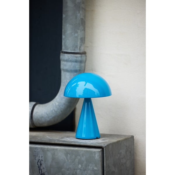 Veioză albastră LED cu intensitate reglabilă (înălțime 20 cm) Mush – Hübsch-image-4