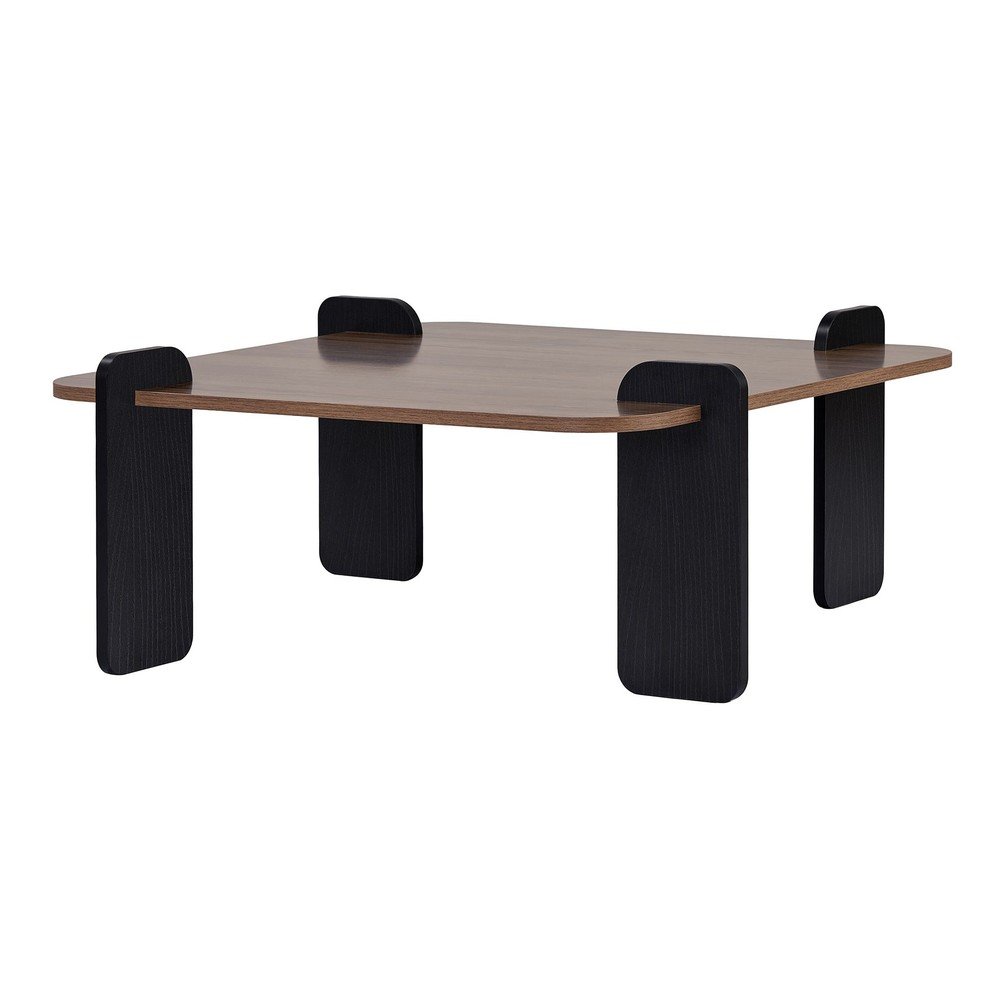 Măsuță de cafea maro 90x90 cm Marais – Nordure