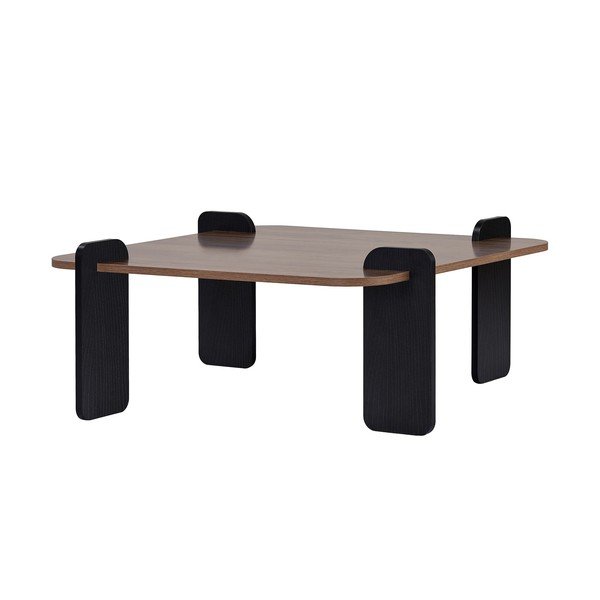 Măsuță de cafea maro 90x90 cm Marais – Nordure