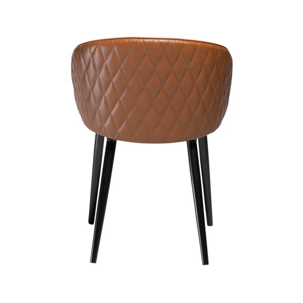 Scaun din piele artificială DAN-FORM Denmark Dual, maro-image-3