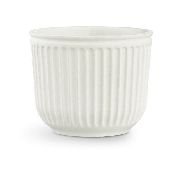 Ghiveci din ceramică Kähler Design Hammershoi Flowerpot, ⌀ 14 cm, alb