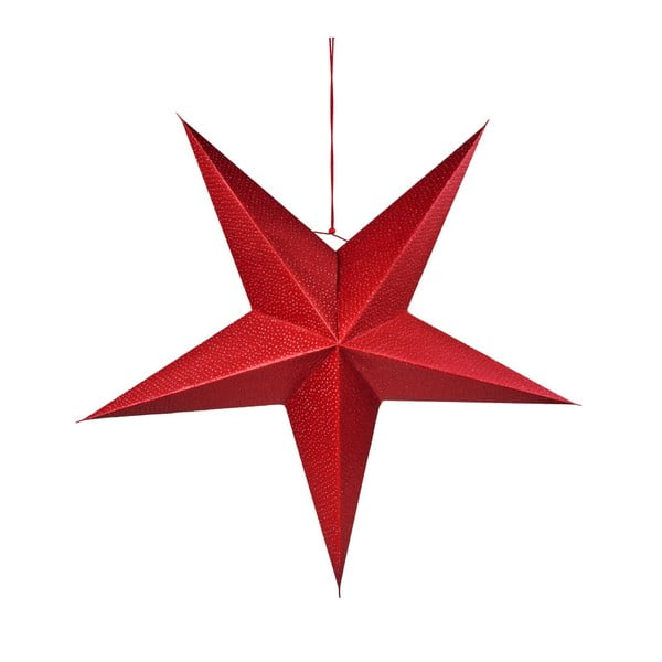 Stea decorativă din hârtie Butlers Magica, ⌀ 60 cm, roșu