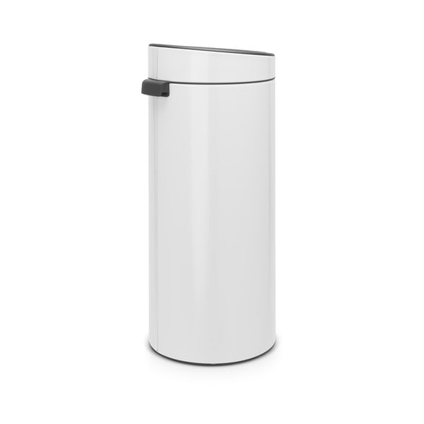 Coș de gunoi alb cu senzori de atingere din oțel 30 l Touch Bin – Brabantia-image-3