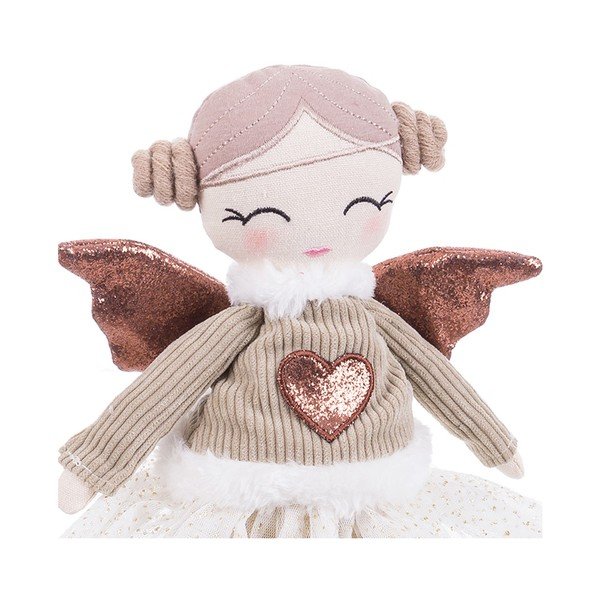 Figurină de Crăciun din material textil (înălțime 42 cm) Angel Girl – Casa Selección-image-1