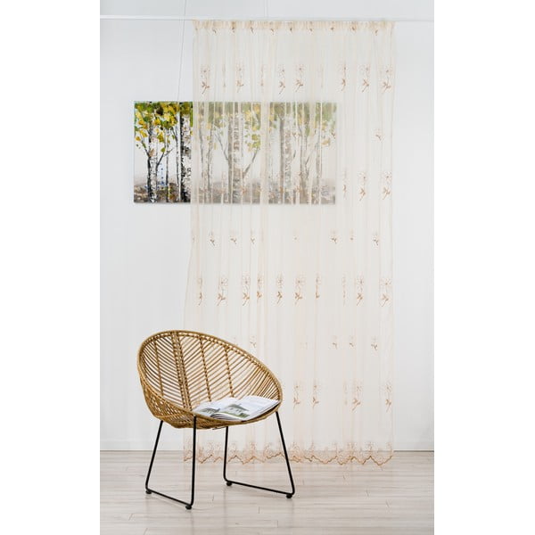 Perdea bej 140x245 cm Edith – Mendola Fabrics-image-1