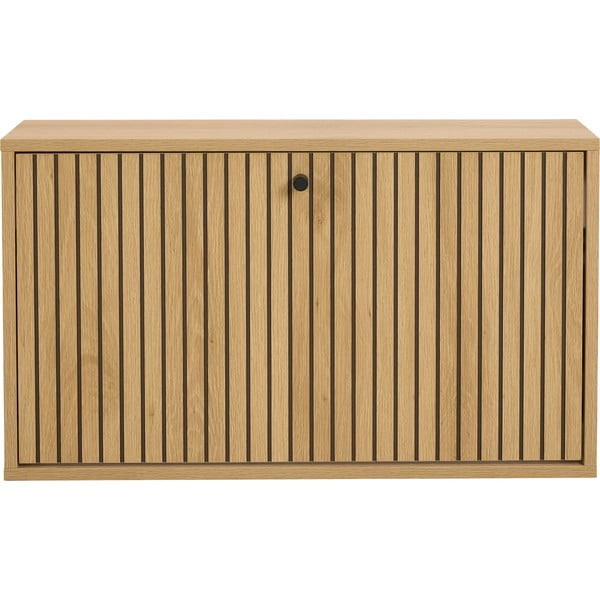 Pantofar în culoare naturală cu deschidere înclinată cu aspect de lemn de stejar 72x43x17 cm Albany  – Actona-image-1