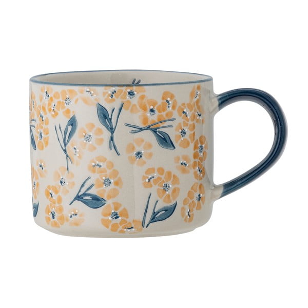 Cană albastră-bej din gresie 400 ml Myah – Bloomingville