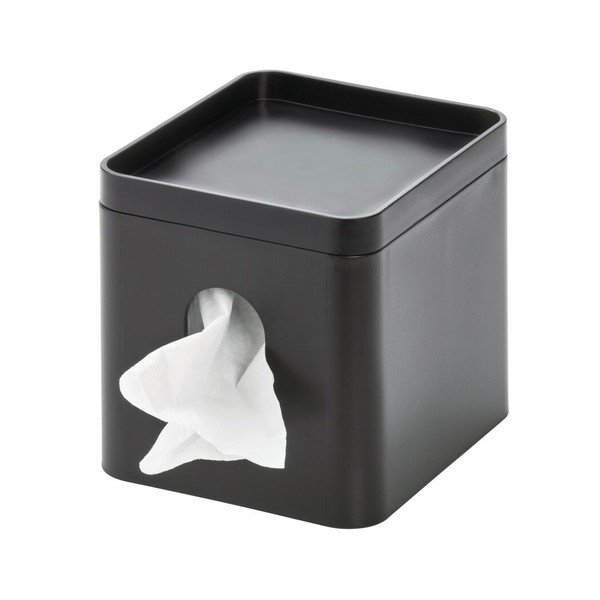 Cutie pentru șervețele iDesign Cade, negru-image-2