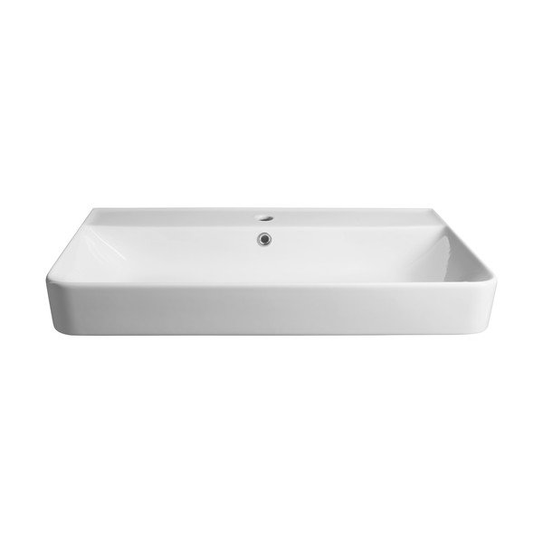Chiuvetă albă din ceramică 80x48 cm Gali – Sapho-image-2