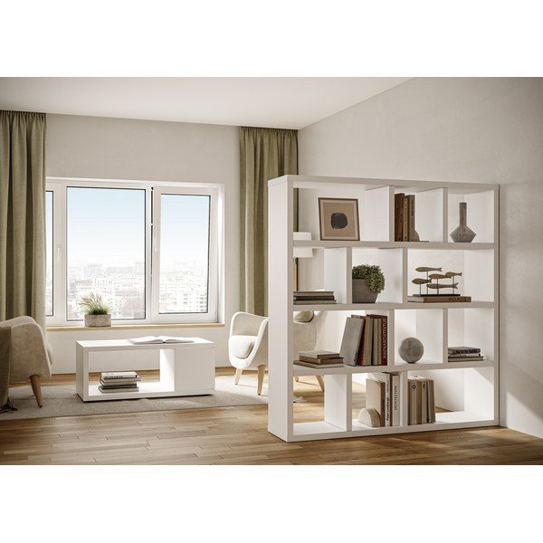 Bibliotecă albă 150x159 cm Berlin – TemaHome-image-4